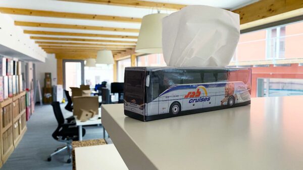 Truckbox Promotional Tissue box – Bus Setra