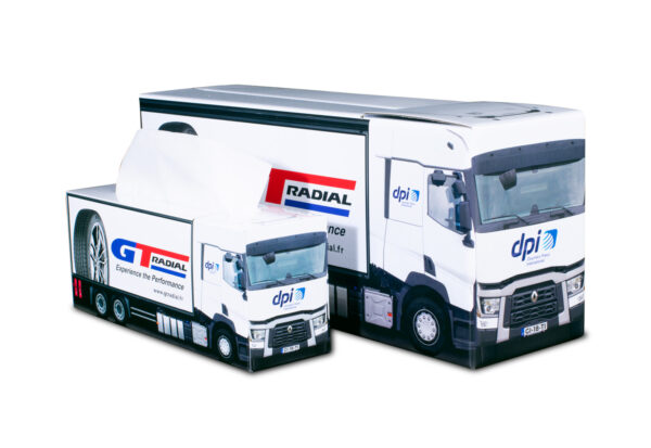 Truckbox Promotional Giftbox + Tissue box - Truck superstructure, Renault, DPI