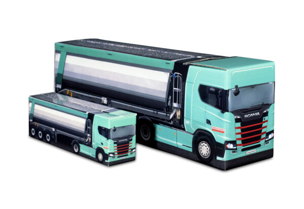 Truckbox Promotional Giftbox – Scania Truck with tipper semitrailer