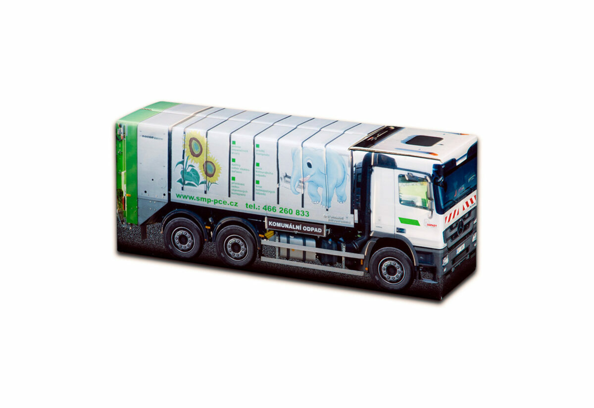 Truckbox Promotional Giftbox - garbage truck Mercedes Benz