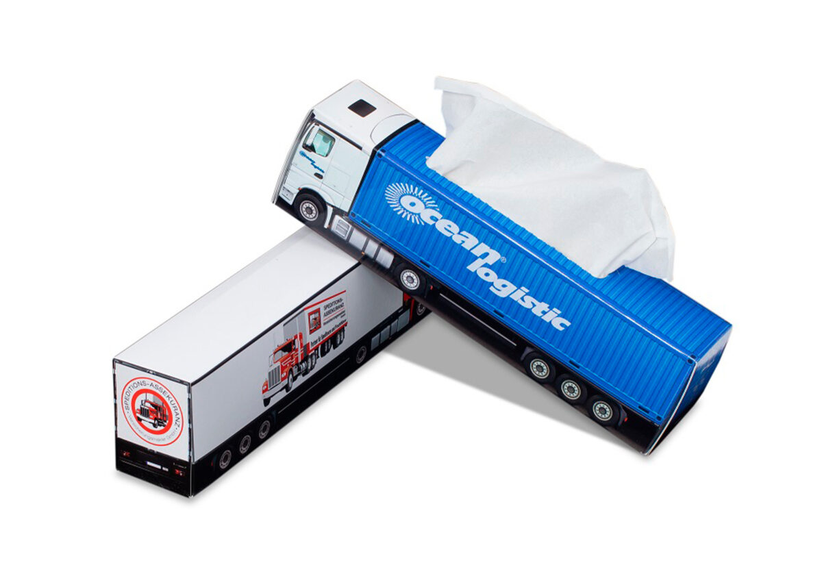Truckbox Promotional Tissue box – Truck