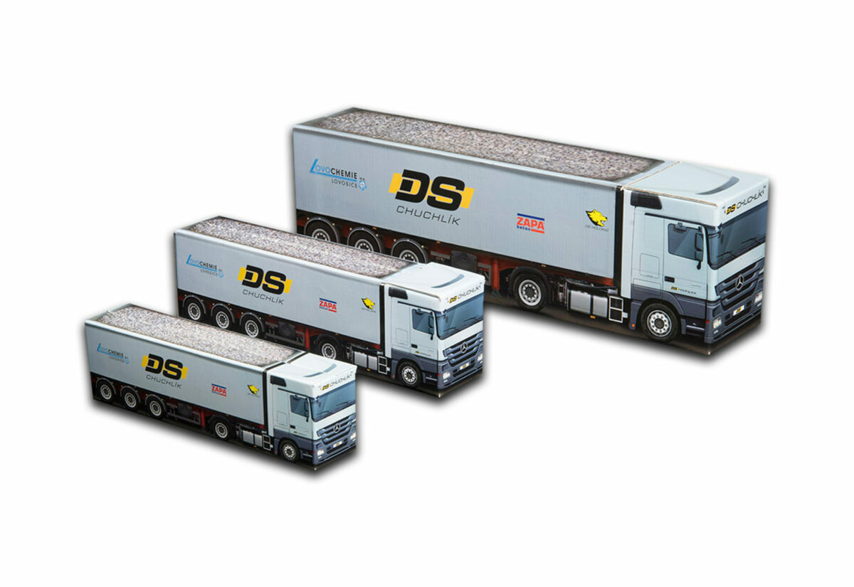 Truckbox Promotional Giftbox – Truck with tipper semitrailer